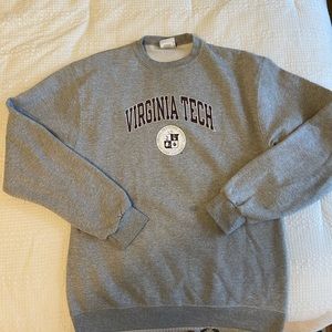 Grey Virginia Tech Crewneck Sweatshirt